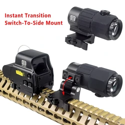 Mira holográfica EOTech 3x para airsoft y caza con punto rojo