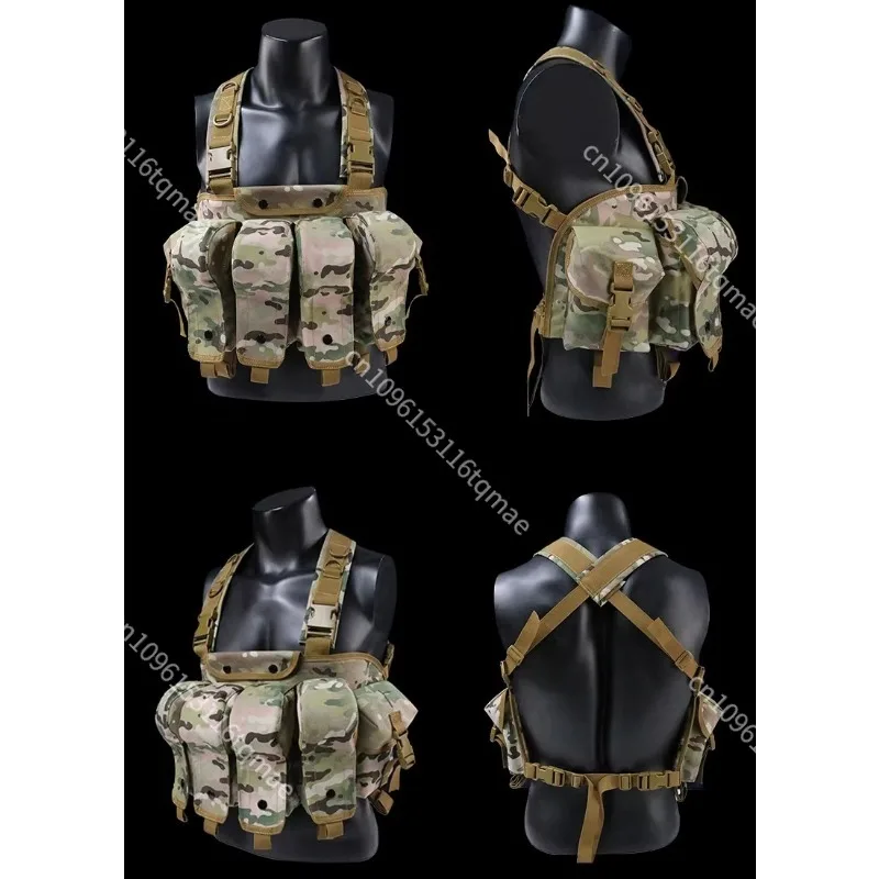 Bolsa táctica para pecho AK ligera camuflaje ajustable