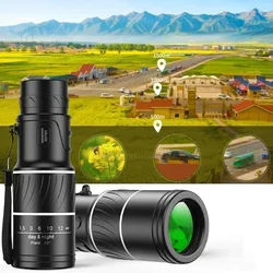 Telescopio monocular HD para exteriores en baja luz, portátil