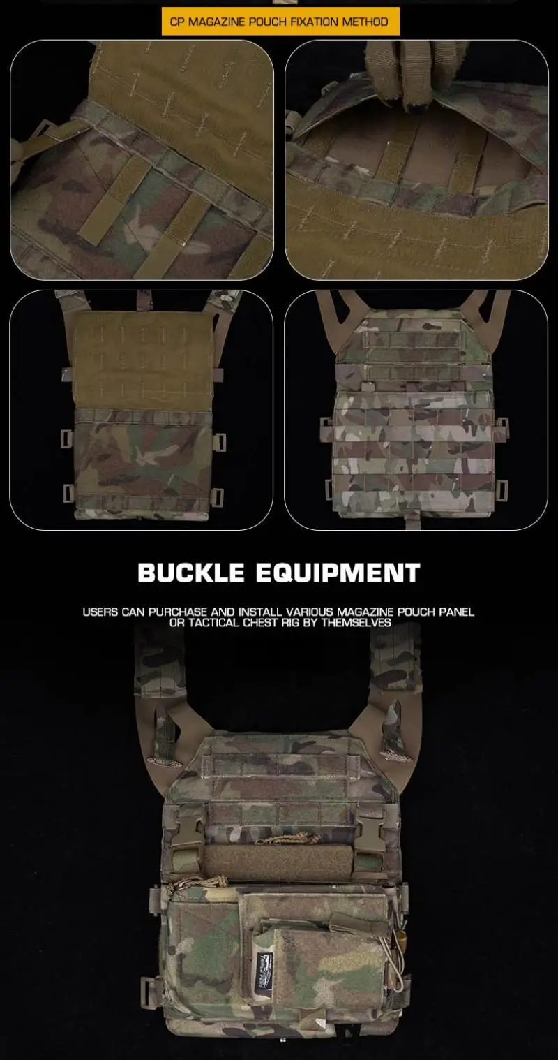POSEIDON DEFENSE JPCV2 Portaplacas en uso