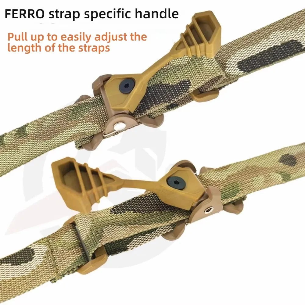 Correa táctica estilo Ferro Concepts dos puntos acolchada MOLLE - imagen 3