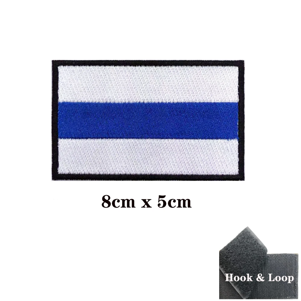 Brazalete táctico bordado bandera Bielorrusia – Hook and Loop - imagen 2