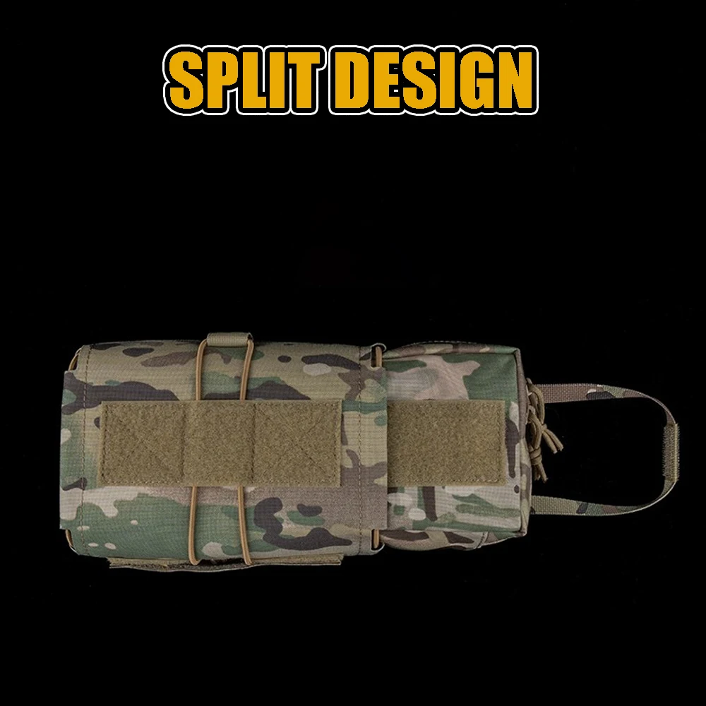 IFAK Molle despliegue rápido 2 piezas – Kit primeros auxilios táctico horizontal - imagen 4