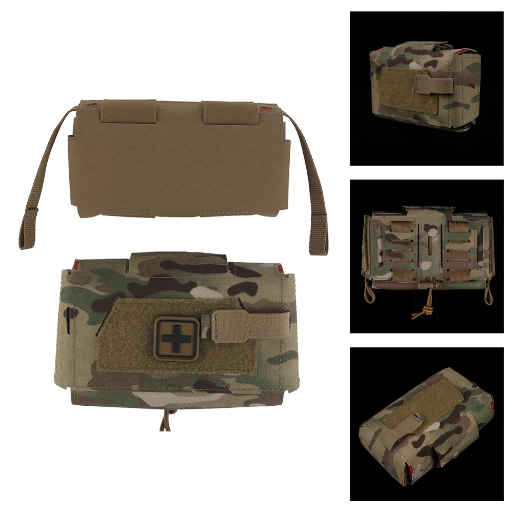 Chaleco táctico caza exterior MOLLE con kit médico acceso rápido - imagen 5