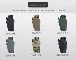 COLT 1911 Funda táctica muslo compatible Glock mano derecha