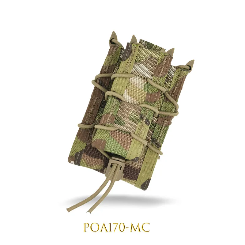 Bolsillos dobles para cargadores de 5.56 y 9 mm