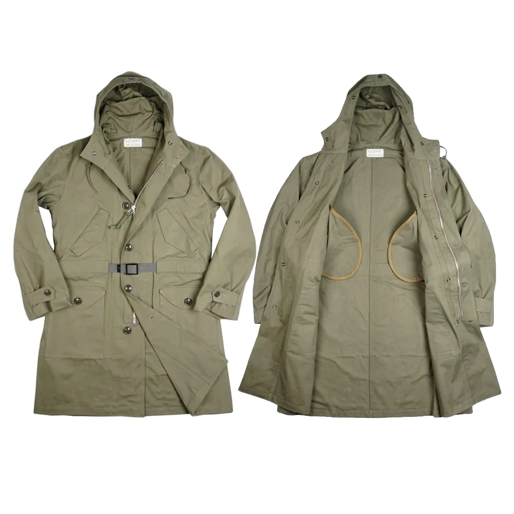Chaqueta militar M47 vintage Segunda Guerra Mundial táctica de lona