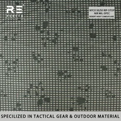 Tela ripstop táctica DNC camuflaje desértico nocturno