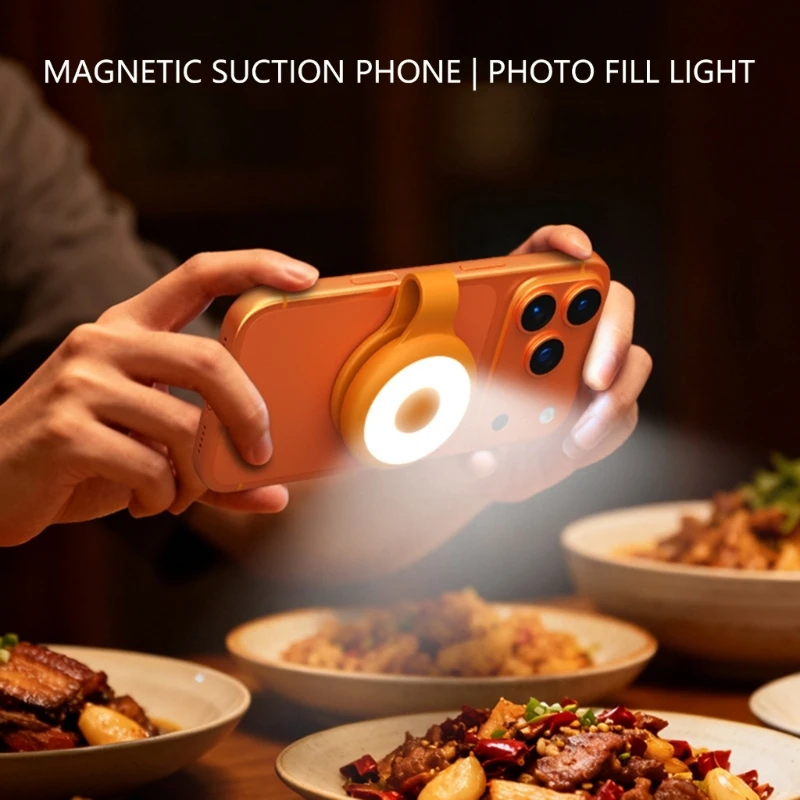 Luz LED con clip magnético y brillo regulable para videollamadas - imagen 4