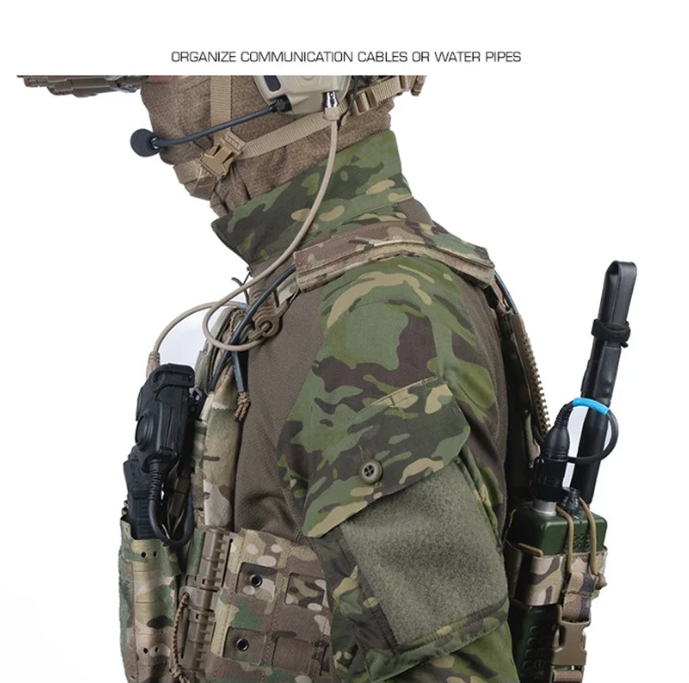 Sistema de anclaje MOLLE del chaleco táctico