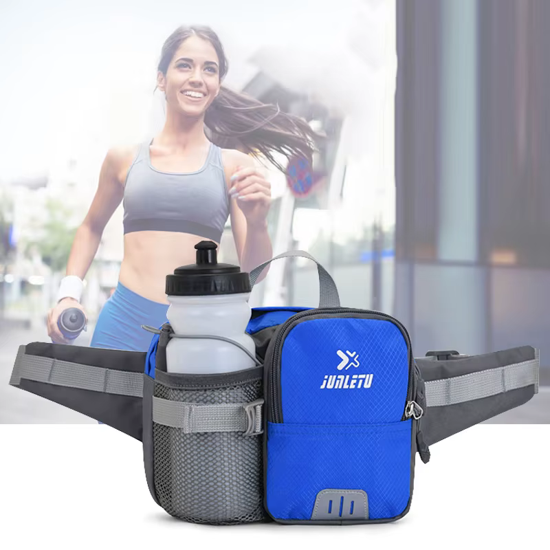 Rinonera tactica MOLLE con hidratacion integrada y botella de agua