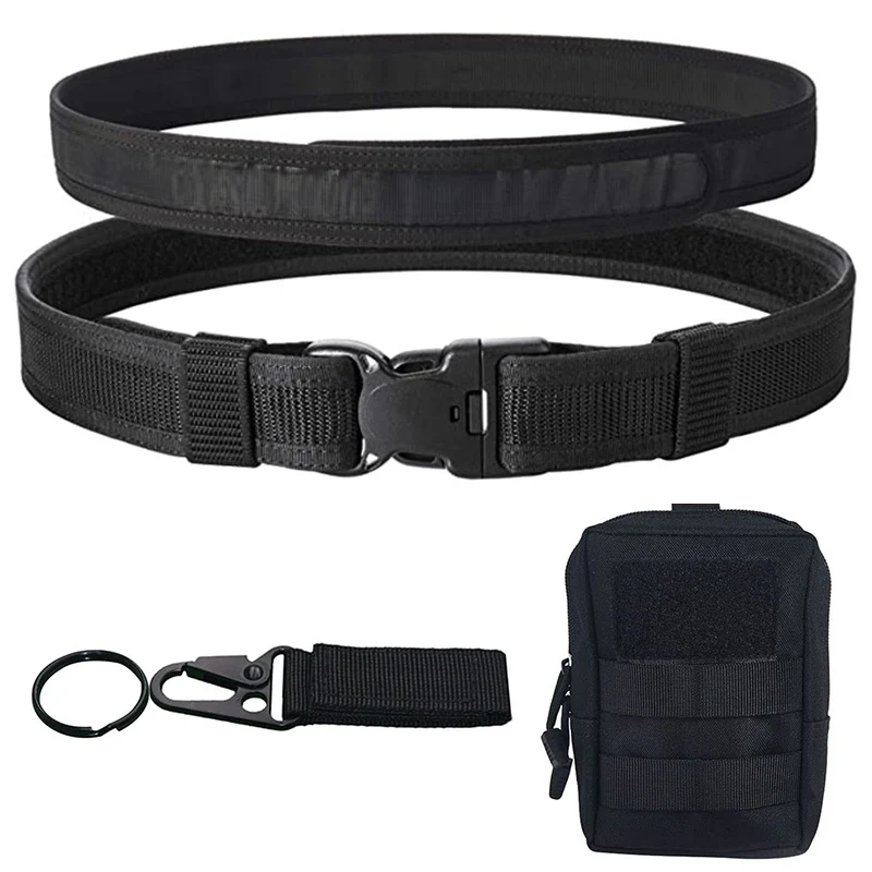 Cinturón táctico militar con bolsas y sistema MOLLE - imagen 2