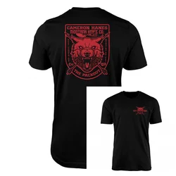 MKC X CAM Camiseta táctica unisex negra estilo Packout