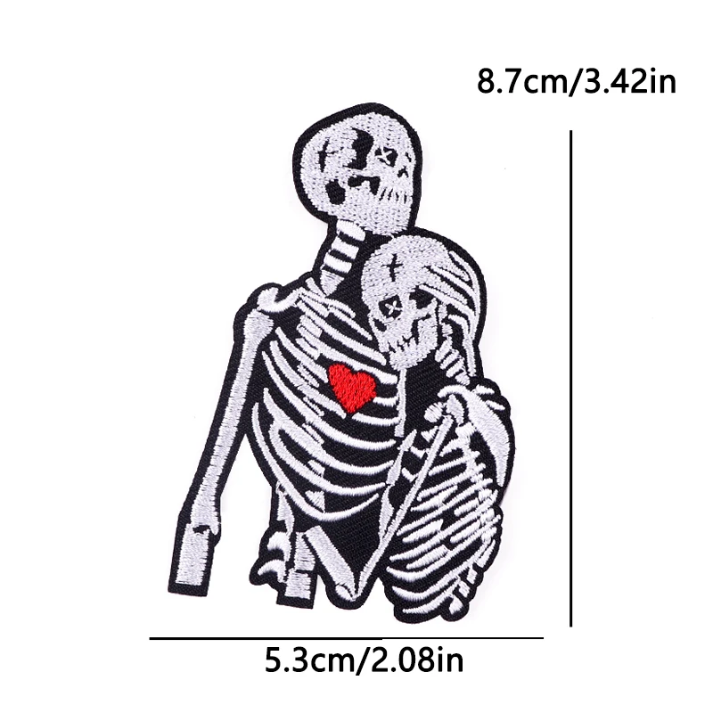 Parche gótico de polillas de la muerte