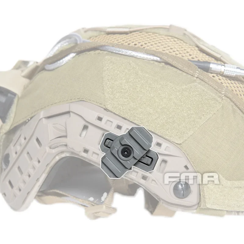Hebilla giratoria riel Picatinny para montaje en casco táctico