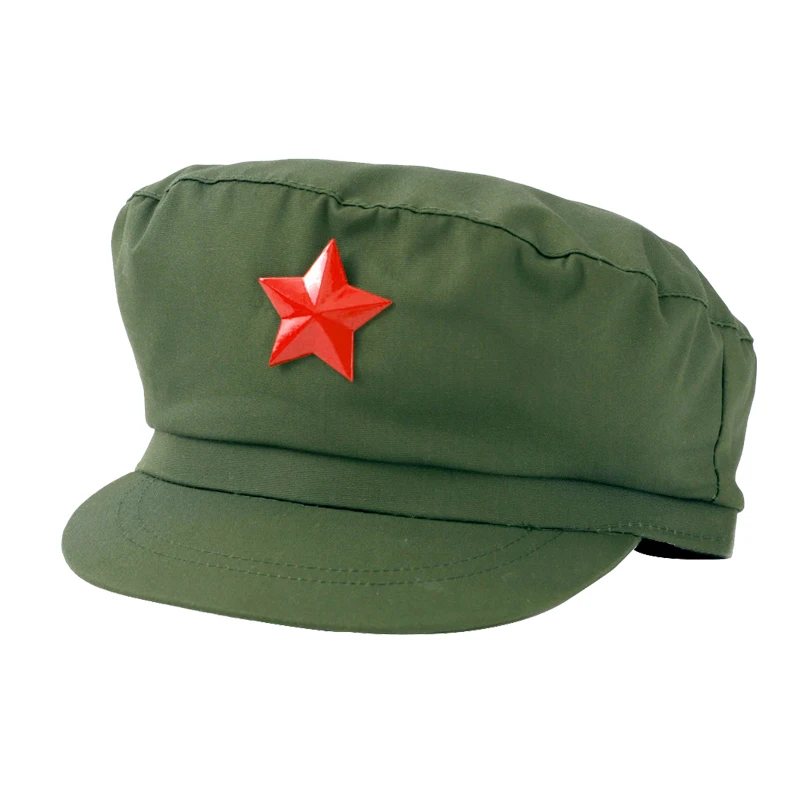 Sombrero estilo Mao vintage – Gorro militar de algodón - imagen 2