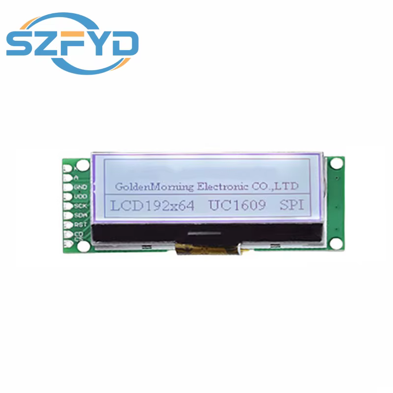Pantalla LCD gráfica 192x64 SPI módulo de visualización para Arduino - imagen 3