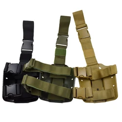 Plataforma táctica muslo con funda MOLLE y montaje rápido