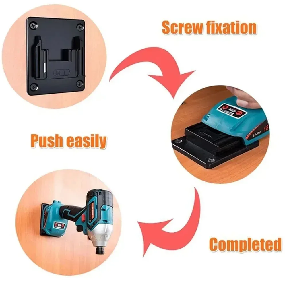 Soporte de pared para taladro Makita/Bosch 18V, organizador - imagen 5