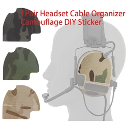 Organizador cables Molle woodland para auriculares tácticos