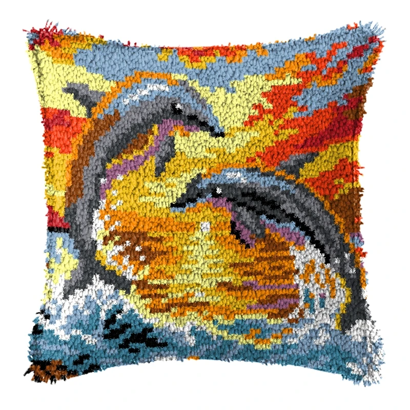 Kit de ganchillo reversible con animales para alfombras - imagen 5