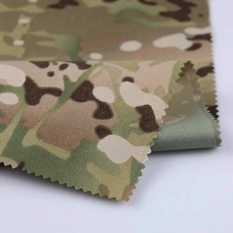Tela de camuflaje militar impermeable ripstop negro Alpine - imagen 5