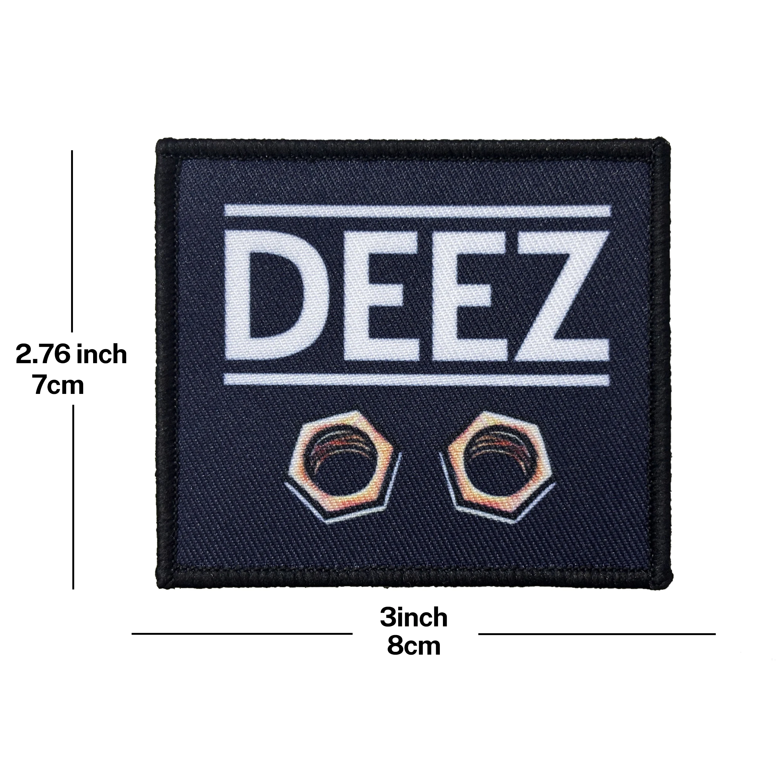 Parche velcro DEEZ morale azul marino para mochila y gorra - imagen 3