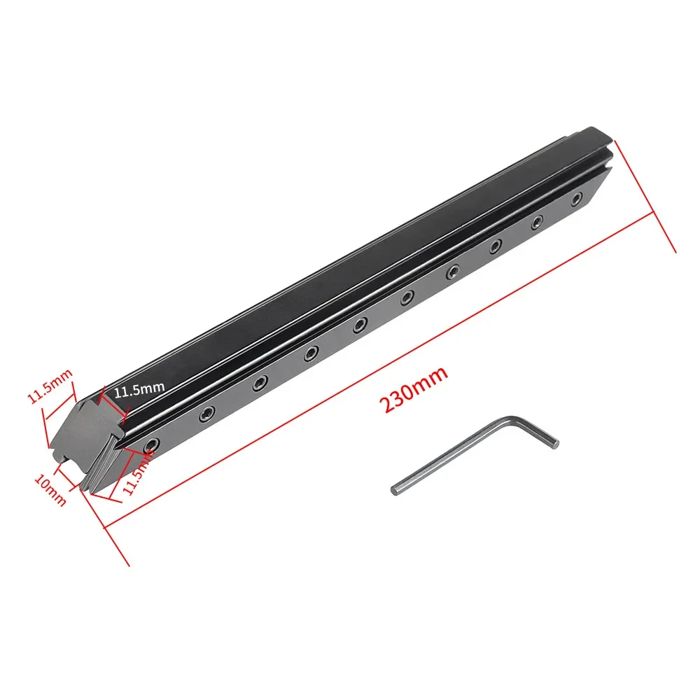 Adaptador de montaje elevador para mira óptica carril Picatinny - imagen 2