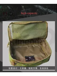 Bolsa de lavado táctica camuflaje ripstop malla nailon