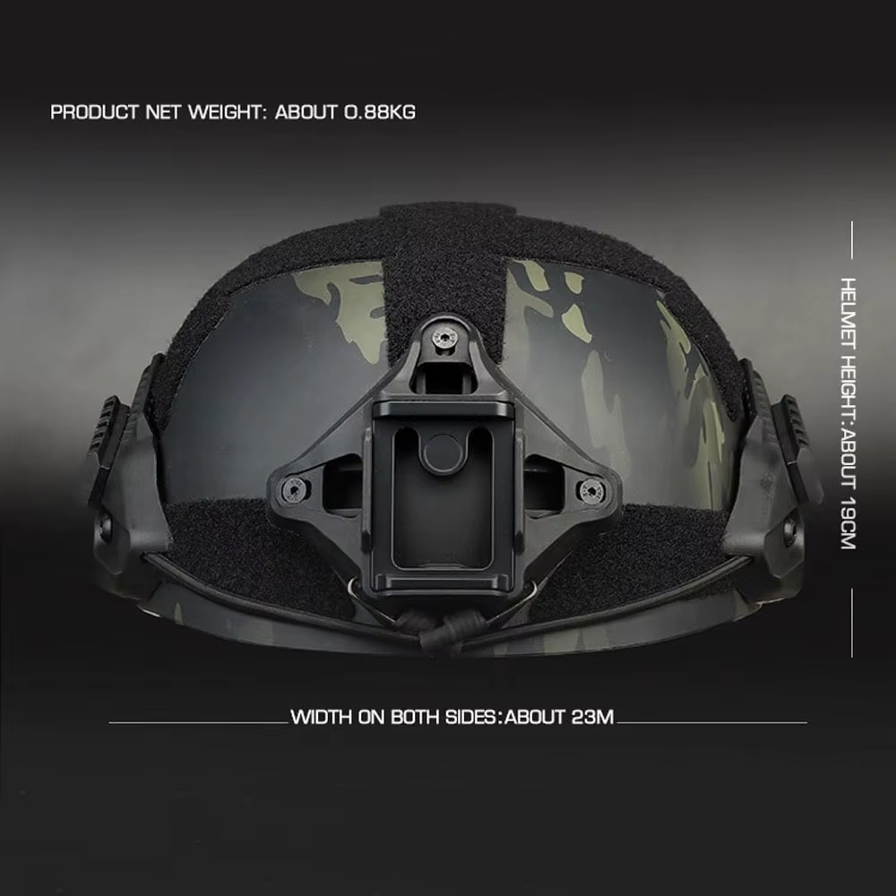 Casco táctico MK engrosado - protección para caza y Airsoft y tiro - imagen 2