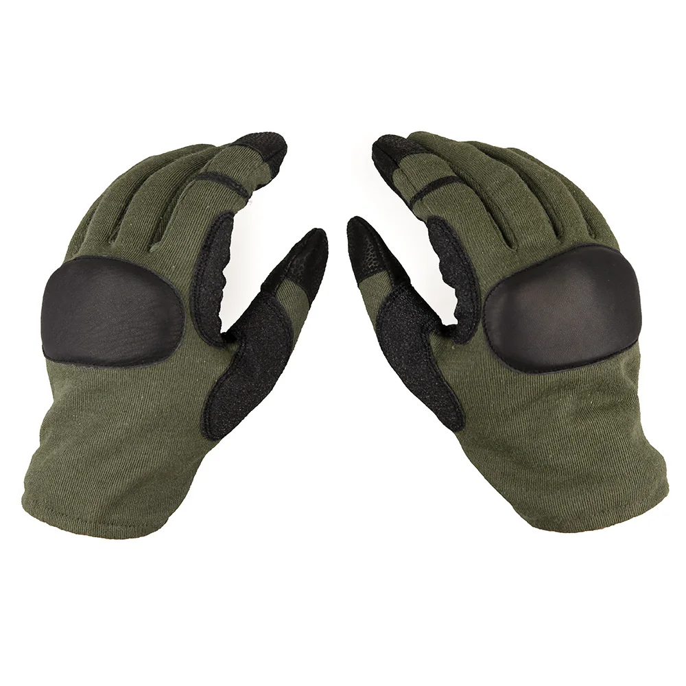 Guantes usados en bicicleta