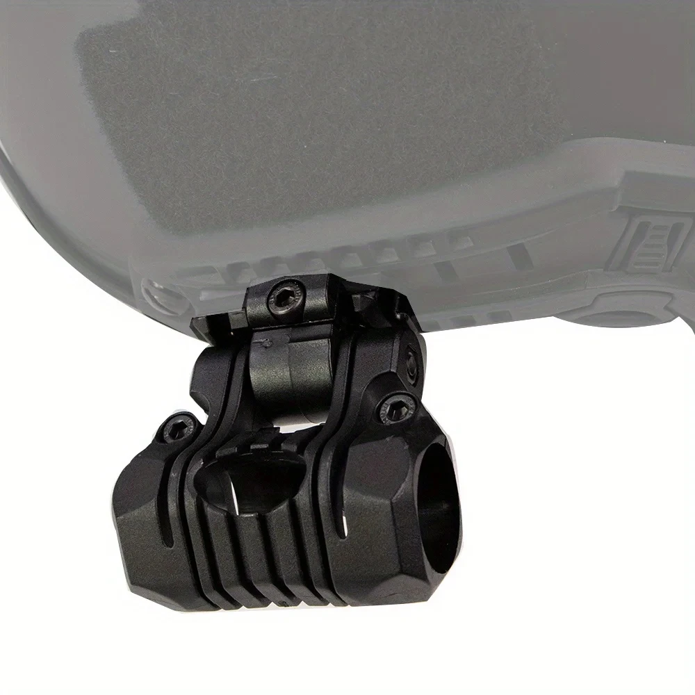 BOOIU soporte linterna casco abrazadera plástica multiángulo rápido - imagen 4