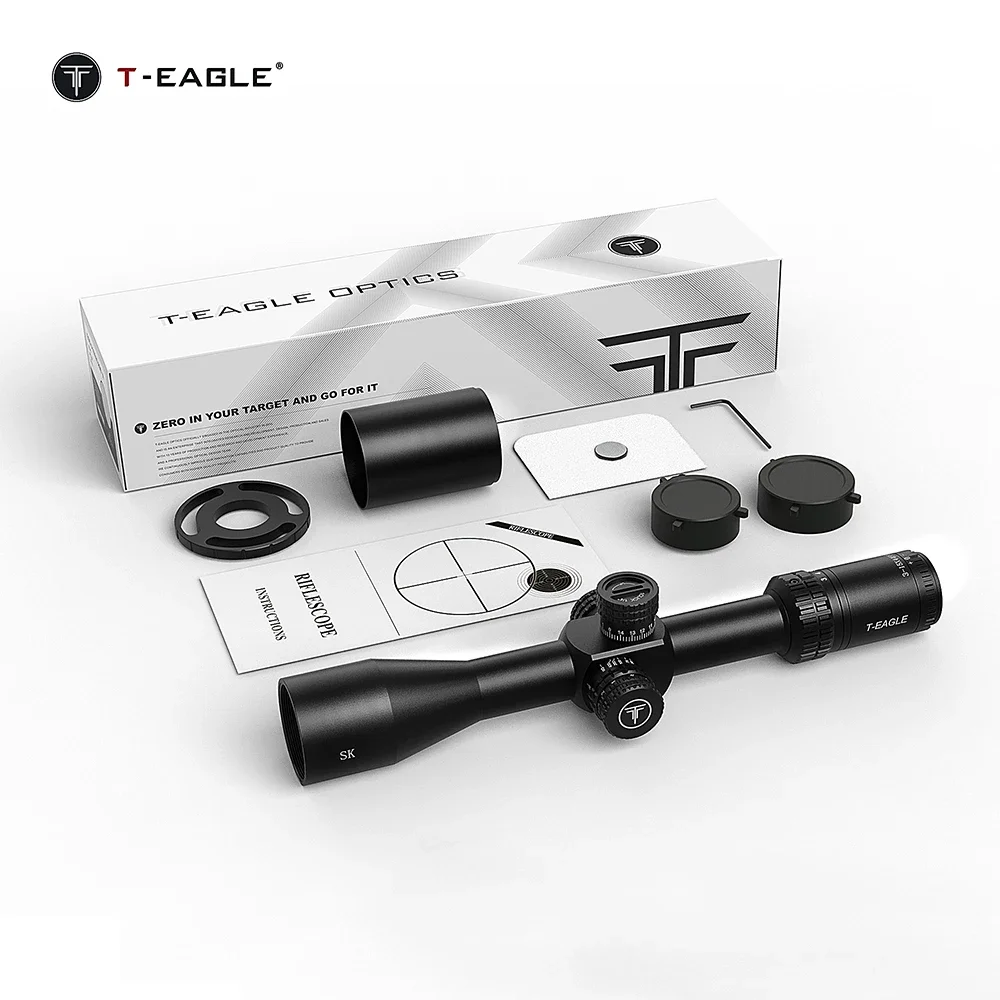 T-Eagle SK visor de rifle táctico FFP con retícula grabada IR - imagen 5