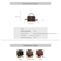 Bolso bandolera mujer gamuza moderna compacta para otoño e invierno
