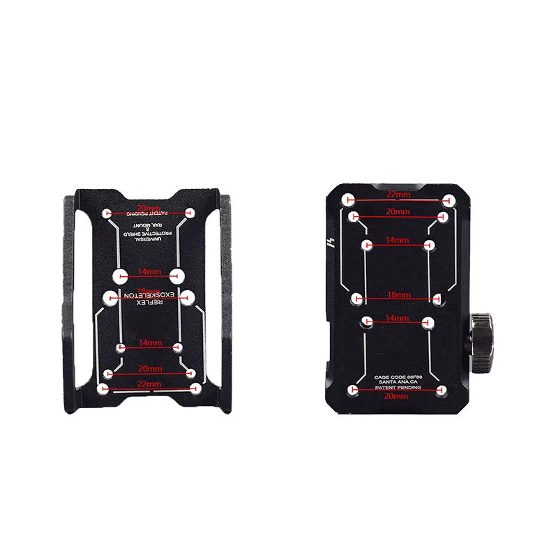 Funda táctica universal para riel Picatinny – Protección roja - imagen 4