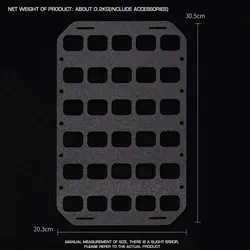 Portaplacas táctico PP MOLLE para airsoft y tiro deportivo