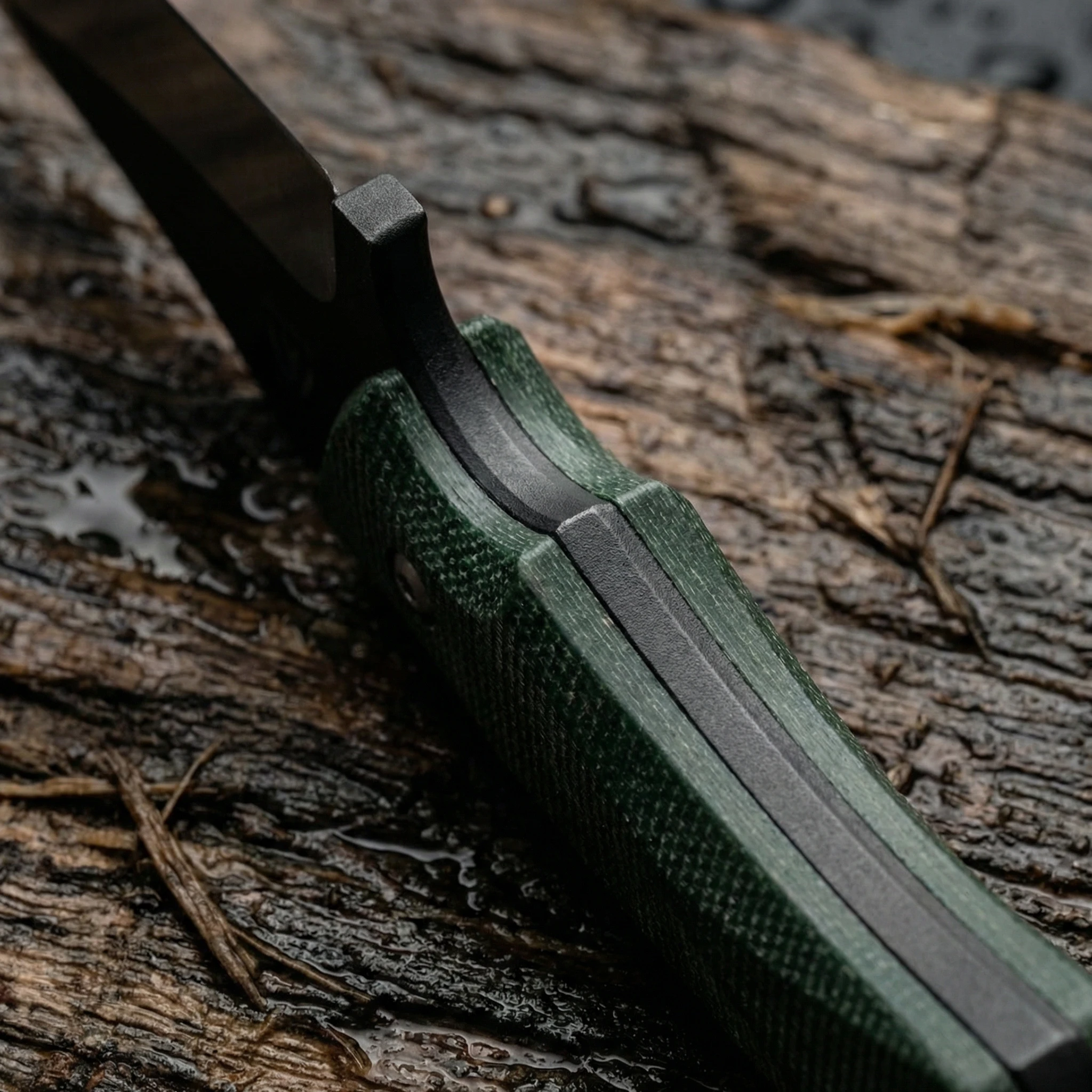 Cuchillo de hoja fija táctico para exteriores con funda compacta - imagen 4