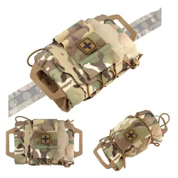 Forro táctico desmontable con MOLLE para kit médico de emergencia