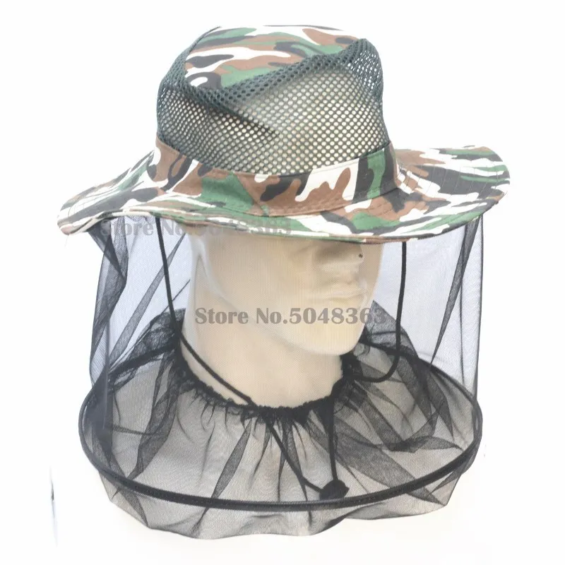 Sombrero boonie táctico de ala ancha camuflaje transpirable con malla - imagen 2