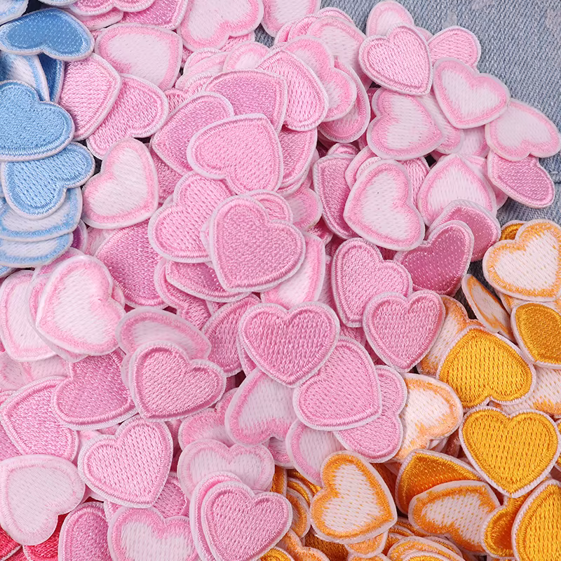 Parche bordado corazón y estrella de dibujos para planchar o coser - imagen 5