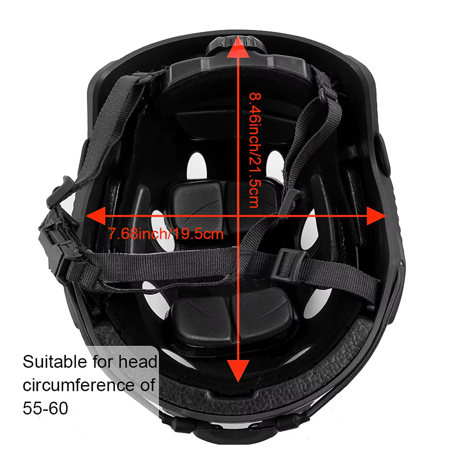 BOOIU Casco táctico paintball ligero y resistente para airsoft - imagen 3