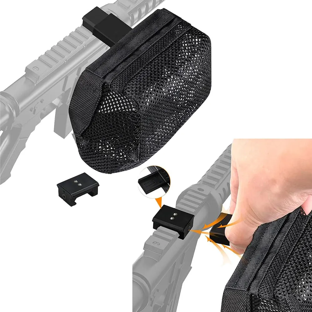 Bolsa porta munición táctica MOLLE en nylon ripstop con cremallera