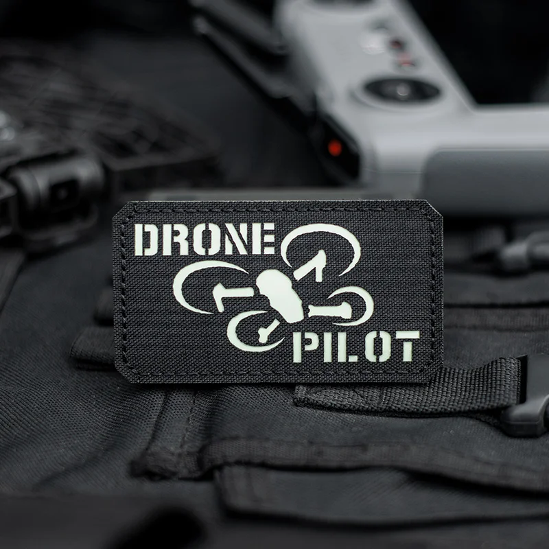 Parche táctico reflectante IR Drone Pilot – Ropa y mochila - imagen 4