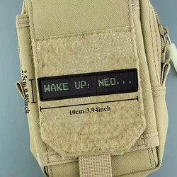 Wake Up Neo Tactical – Parche morale hook Molle para mochilas