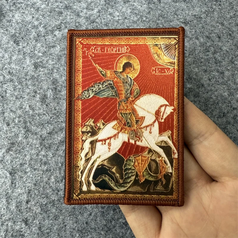 Parche táctico St. George con gancho y bucle para mochila - imagen 2