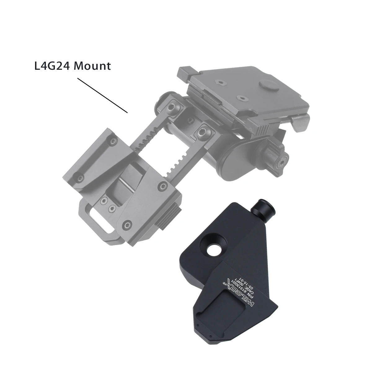 PVS-14: soporte L4G24 NVG con giro lateral para gafas de visión nocturna - imagen 2