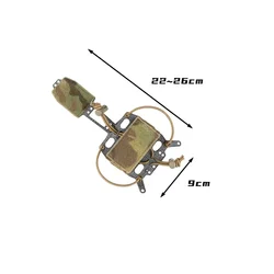 Bolsa para batería de casco táctico con marco T – Accesorio militar