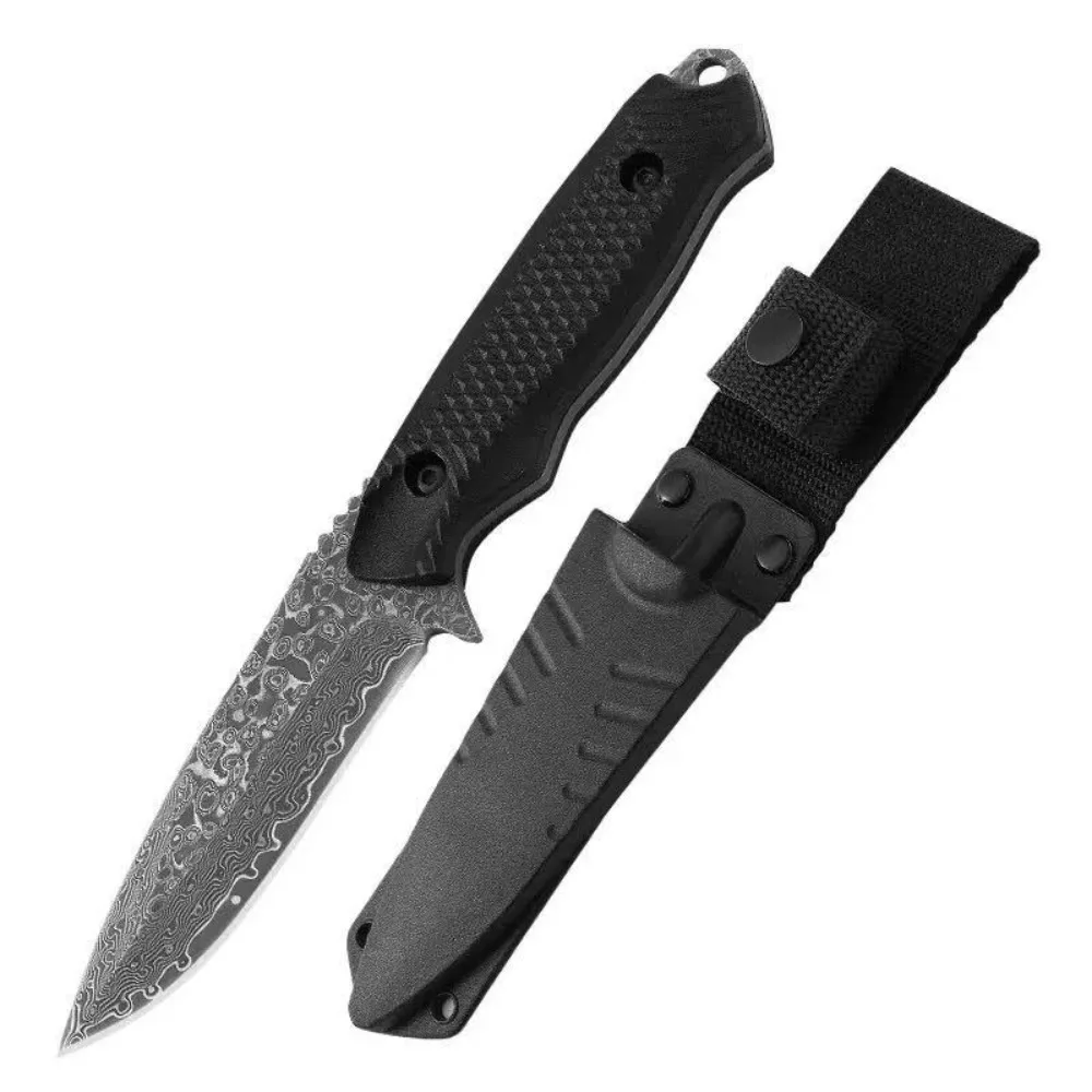 Cuchillo de bolsillo con funda de acero inoxidable, alta dureza - imagen 2