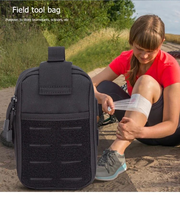 Bolsa táctica MOLLE EDC organizadora impermeable de nailon - imagen 4