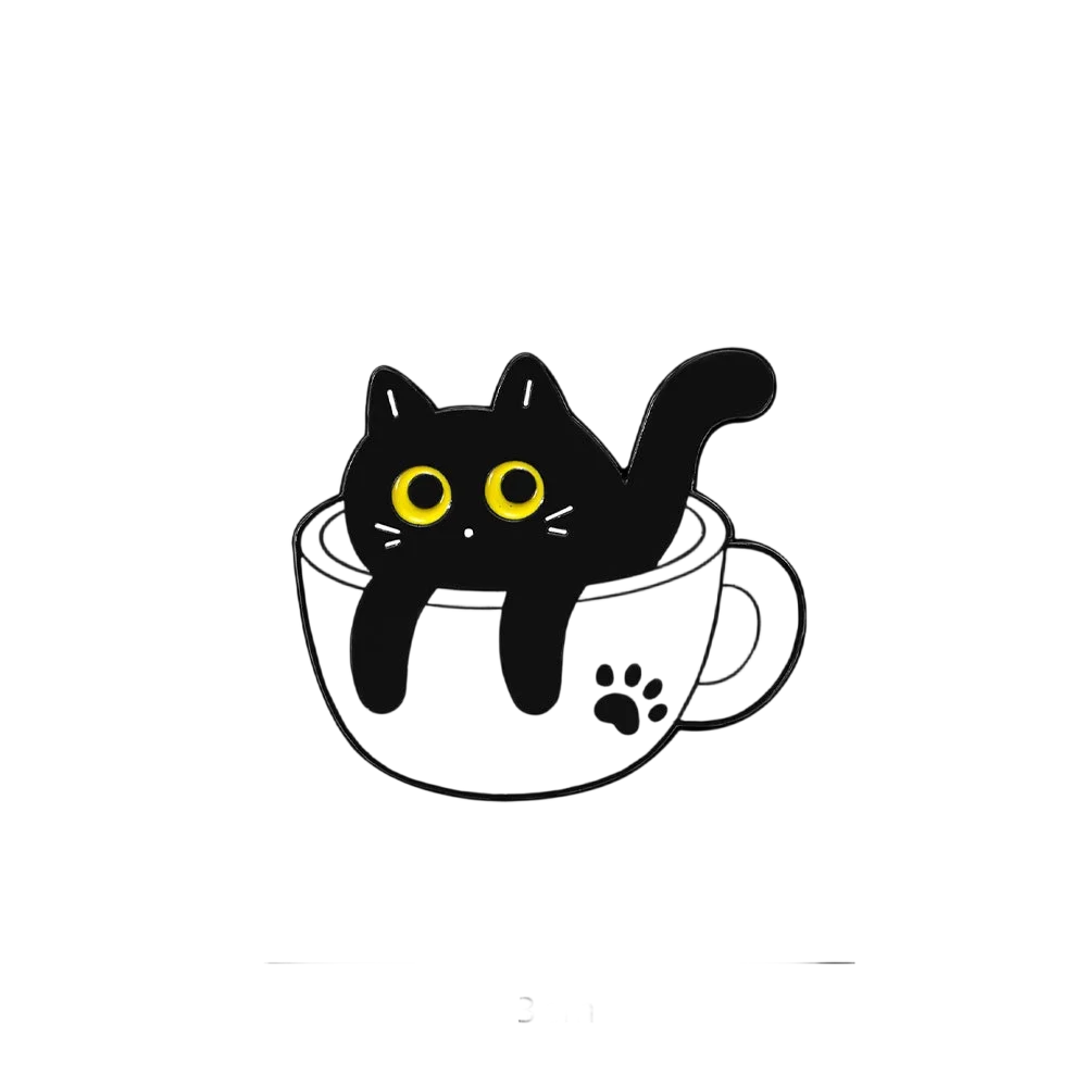 Broches Esmaltados Kawaii Gatos - Insignias para Solapa y Ropa - imagen 3